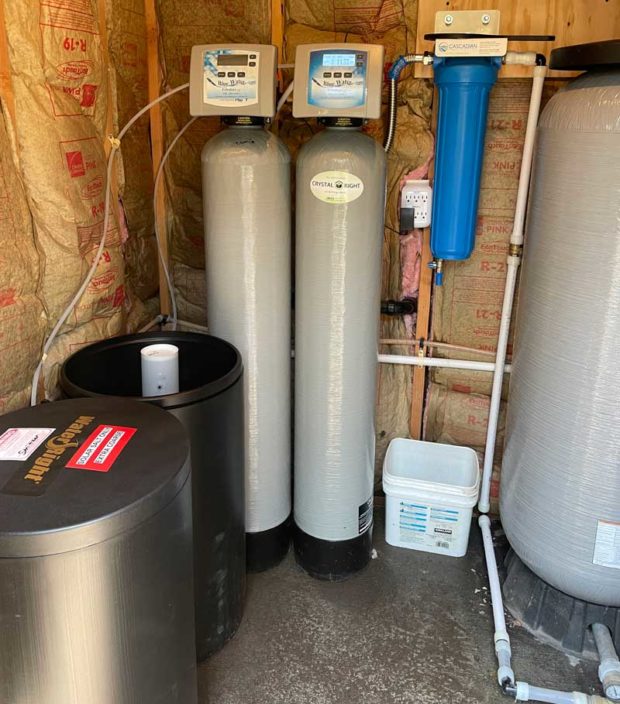 Water filtration system installed by Blue Water Filtration LLC